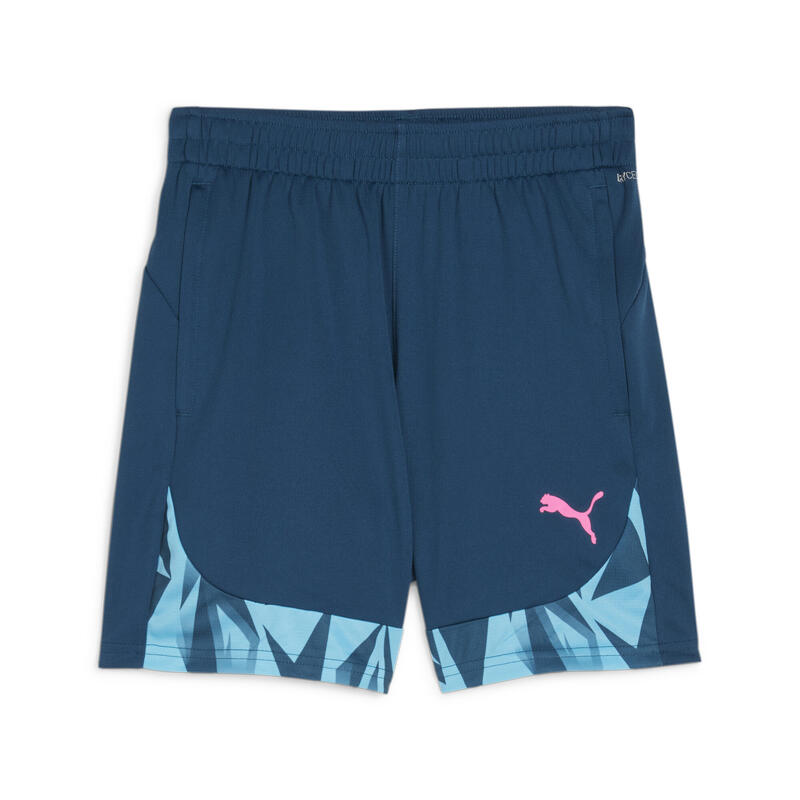 Shorts de fútbol individualFINAL Niño PUMA Ocean Tropic Bright Aqua Blue