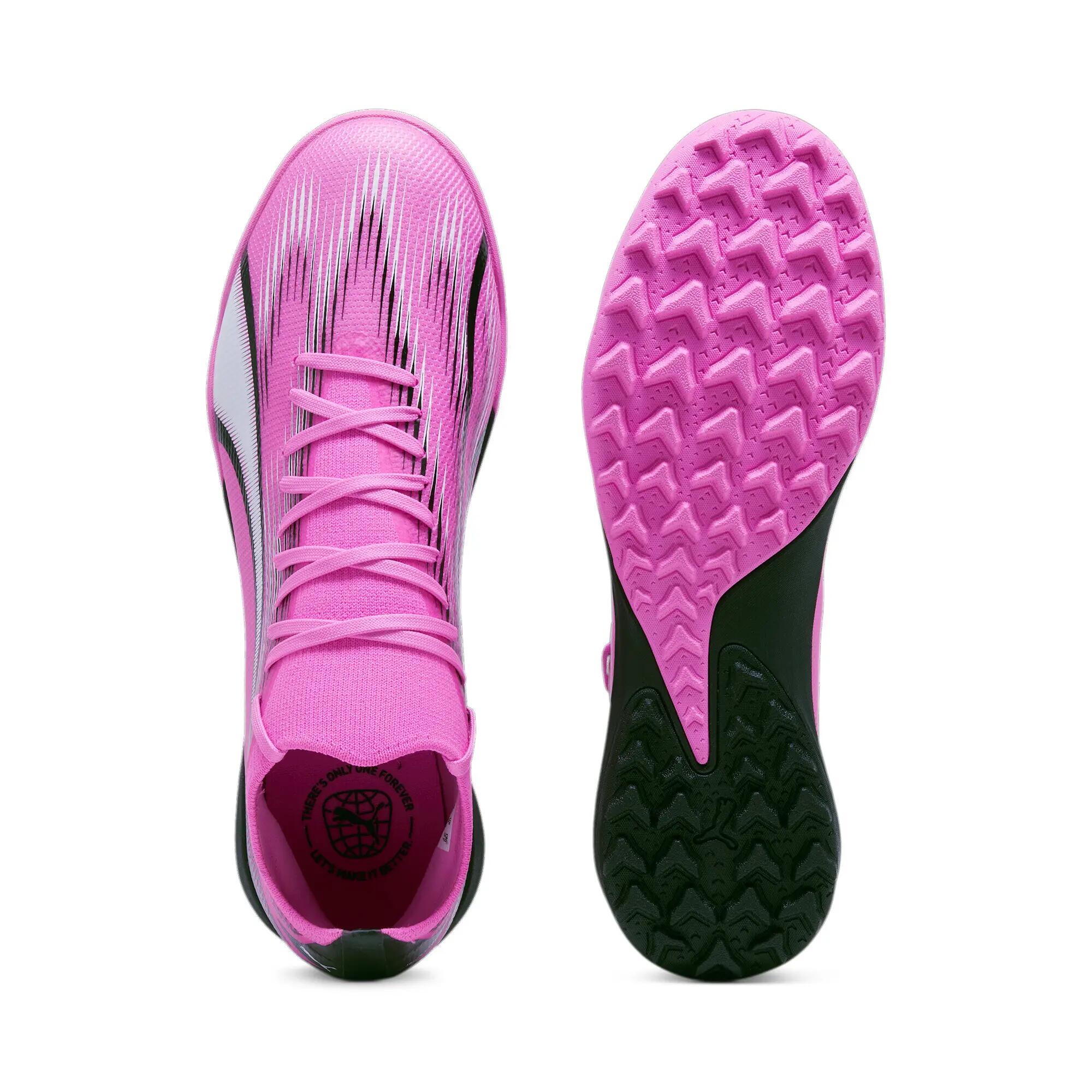 ULTRA MATCH TT Fußballschuhe Herren PUMA Poison Pink White Black 4/6