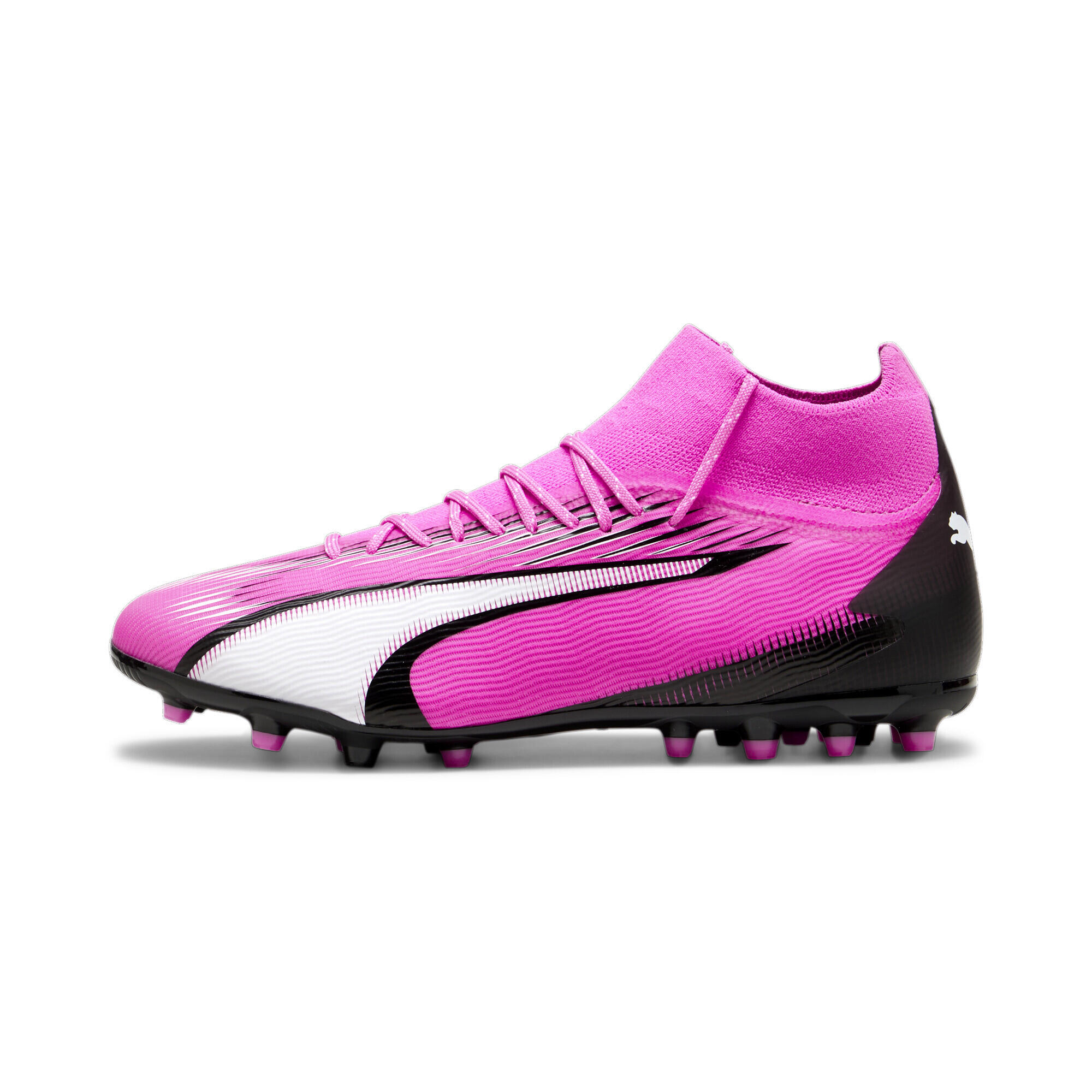 Scarpe da calcio ULTRA PRO MG PUMA Poison Pink White Black 3/7