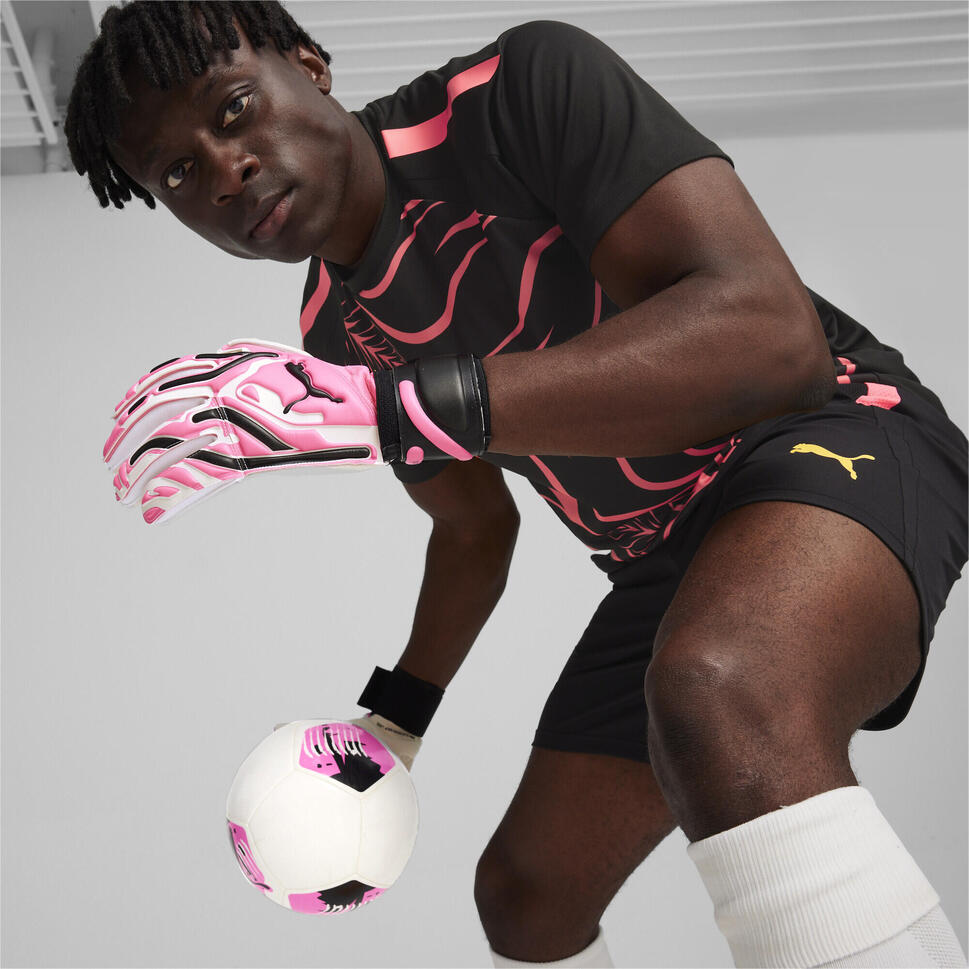 PUMA ULTRA Pro RC Goalkeeper Gloves PUMA Poison Pink White Black