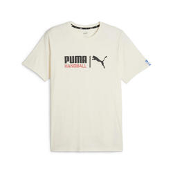 Handbal-T-shirt voor heren PUMA Sugared Almond Black Beige