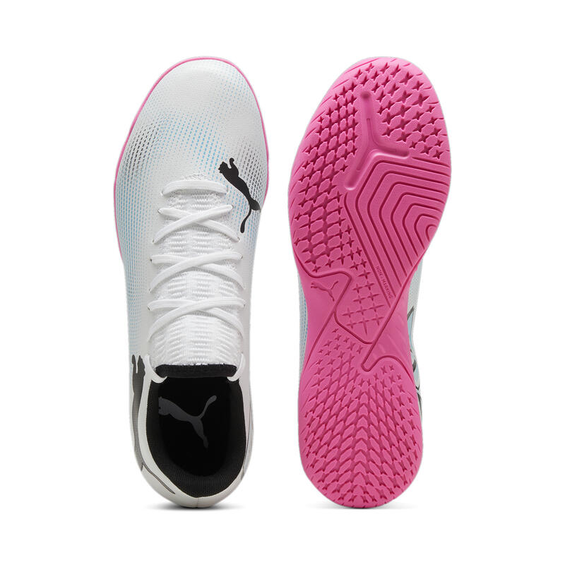 FUTURE 7 PLAY IT voetbalschoenen PUMA White Black Poison Pink