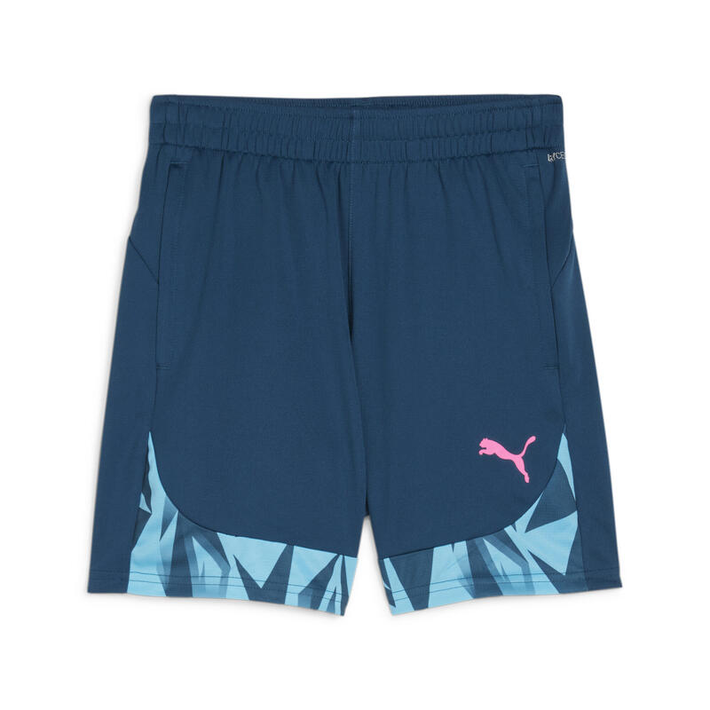 individualFINAL Junior voetbalshort PUMA Ocean Tropic Bright Aqua Blue