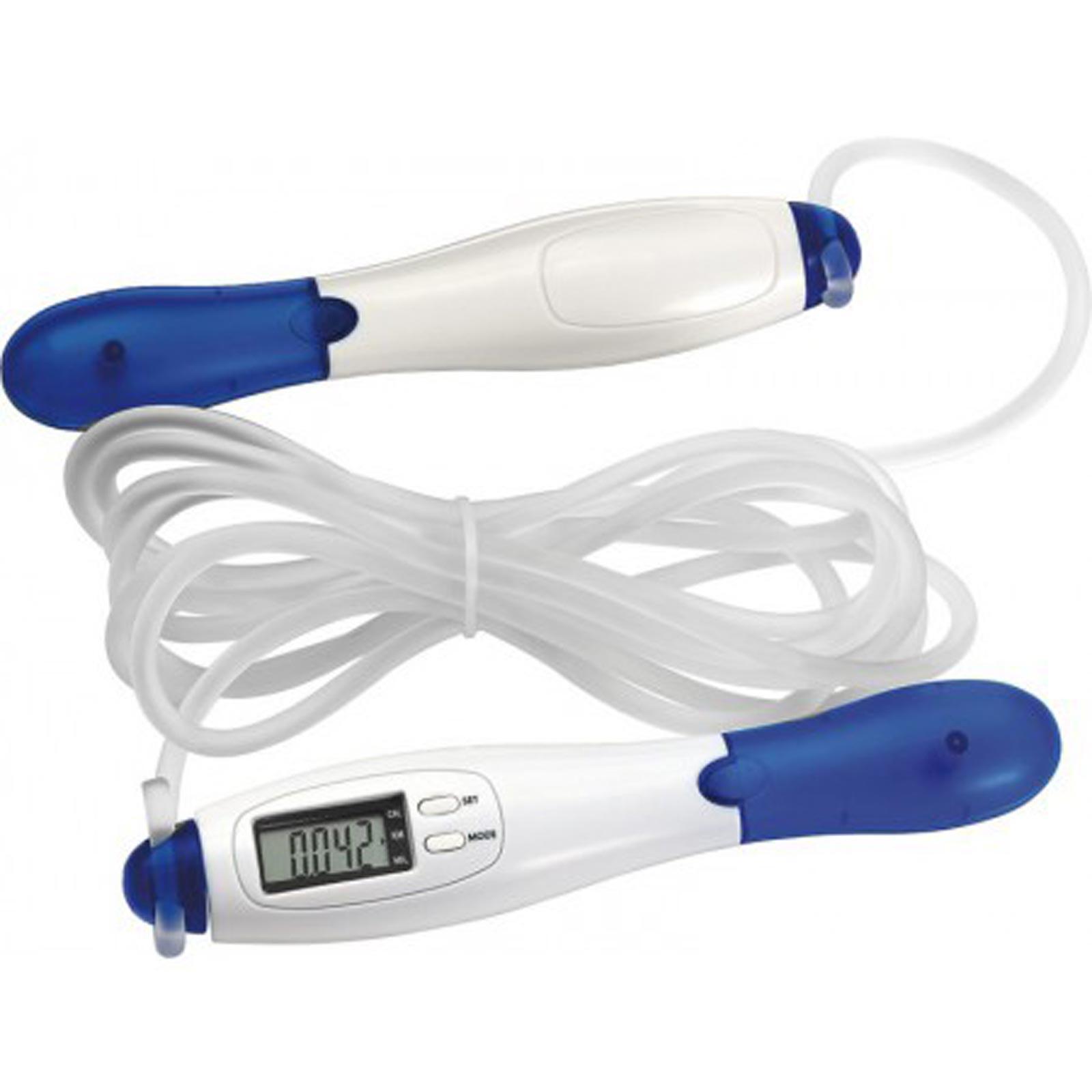 ZAOSU Athletik Springseil mit LCD DISPLAY blau/weiß/transparent