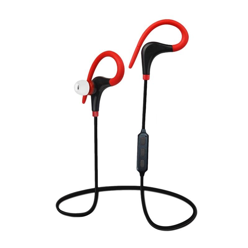 Semicírculo Síguenos Rebobinar Myway auriculares estéreo wireless sport rojo | Decathlon