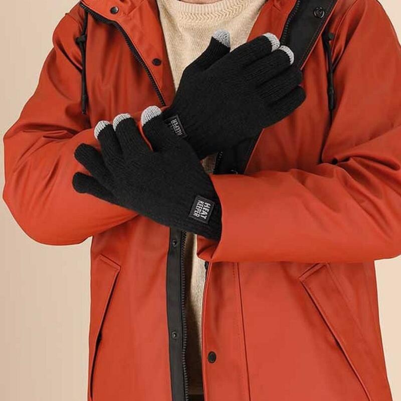 HeatKeeper Luvas térmicas Homem com I-Touch preto (L/XL)