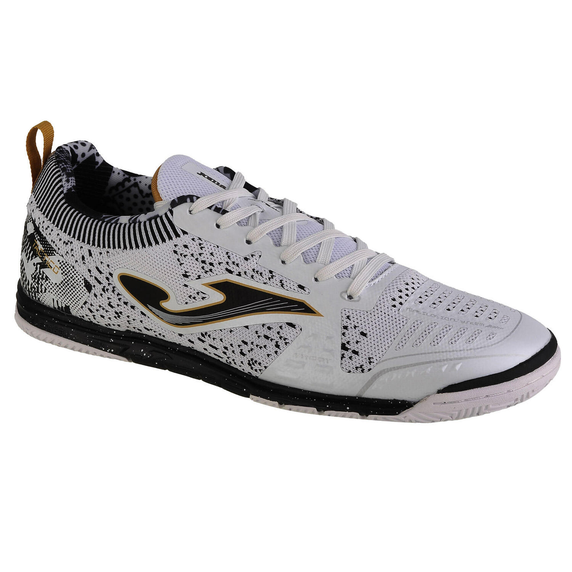 Joma - Chaussures De Foot En Salle Pour Hommes Joma Tactico 24 Tacs In - Chaussures De Futsal - Blanc|noir - 40,5 - Decathlon