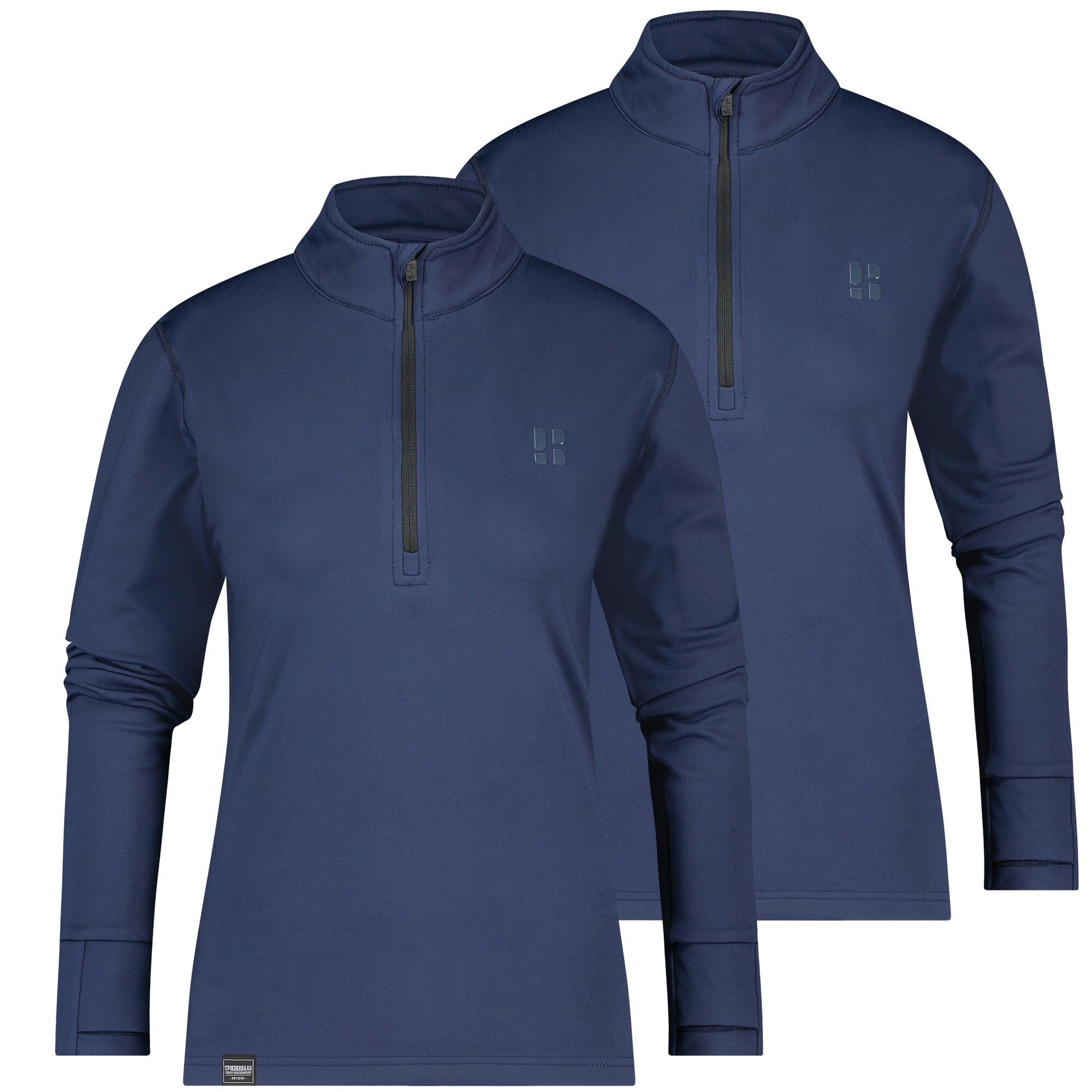 POEDERBAAS Poederbaas Arctic Skipully Dames  - Navy - 2 Pack