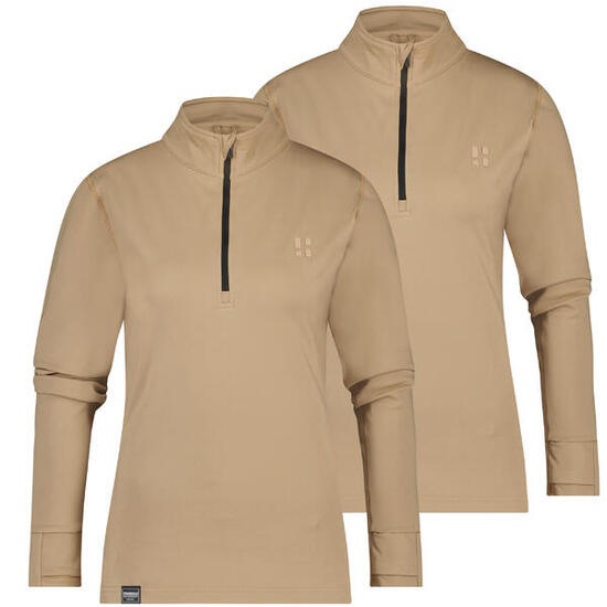 Poederbaas Arctic Ski Pullover Dames - Sand - 2 pack