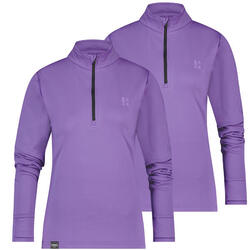 Poederbaas Arctic Pull de Ski Femme - Violet - Pack de 2