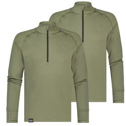 Poederbaas Arctic Pull de Ski Homme - Vert - Pack de 2