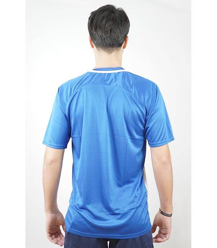 Sportshirt Givova Rugby Royal-wit Blauw 3/3