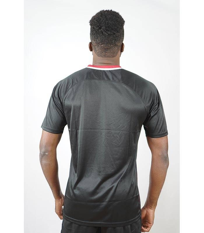 Sportshirt Givova Rugby Zwart-Rood 3/3