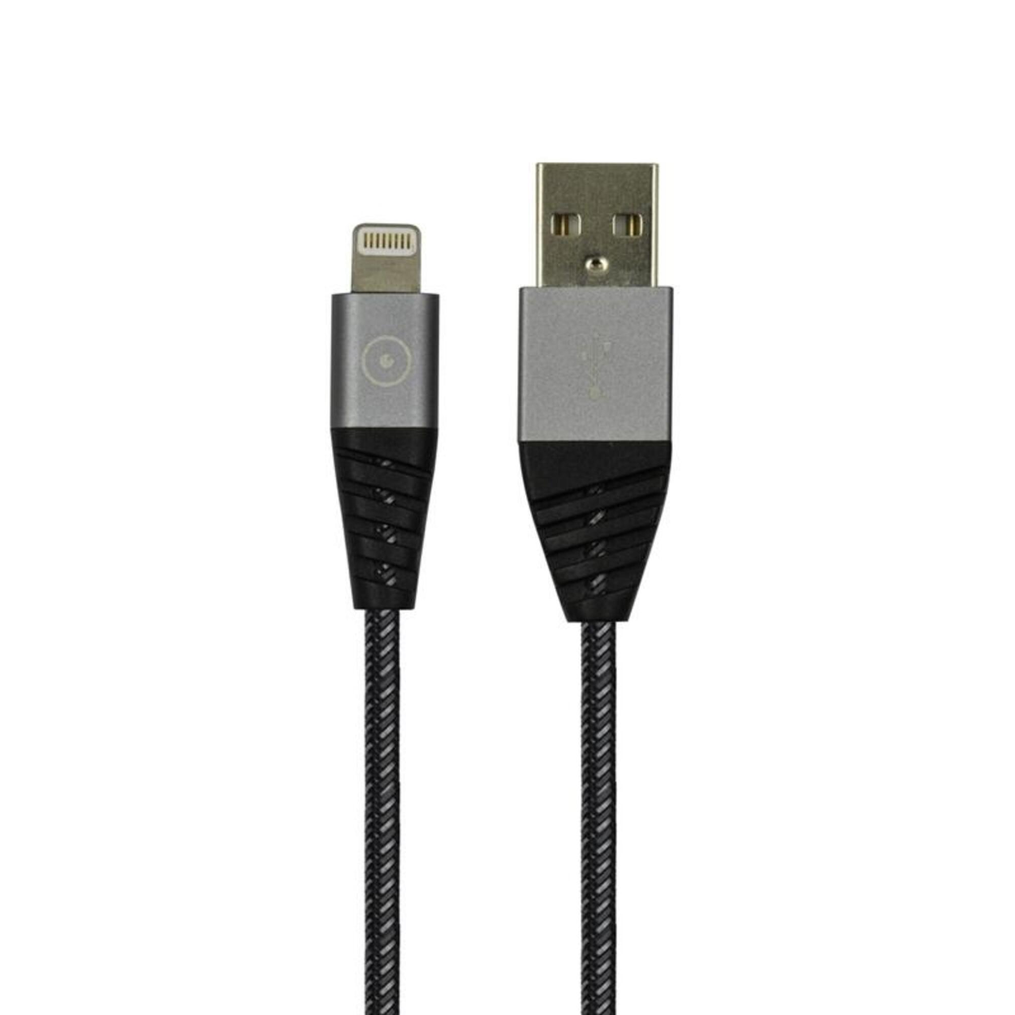 muvit Tiger cable USB Lightning MFI 2,4A 2m gris