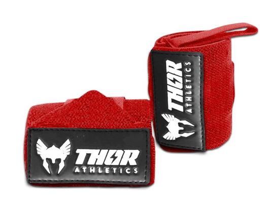 Envoltorios de Muñeca - Soporte de Muñeca - 60 cm - Extra Fuerte - Rojo