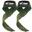 Bretelles de levage - Accessoires de musculation - Powerlifting Straps  - Noir
