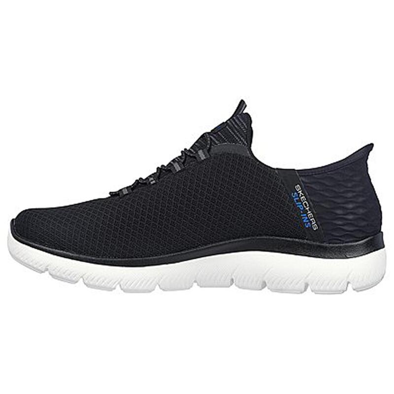 Zapatillas Deportivas Caminar Hombre Skechers 232457_BLK Negras con Elásticos