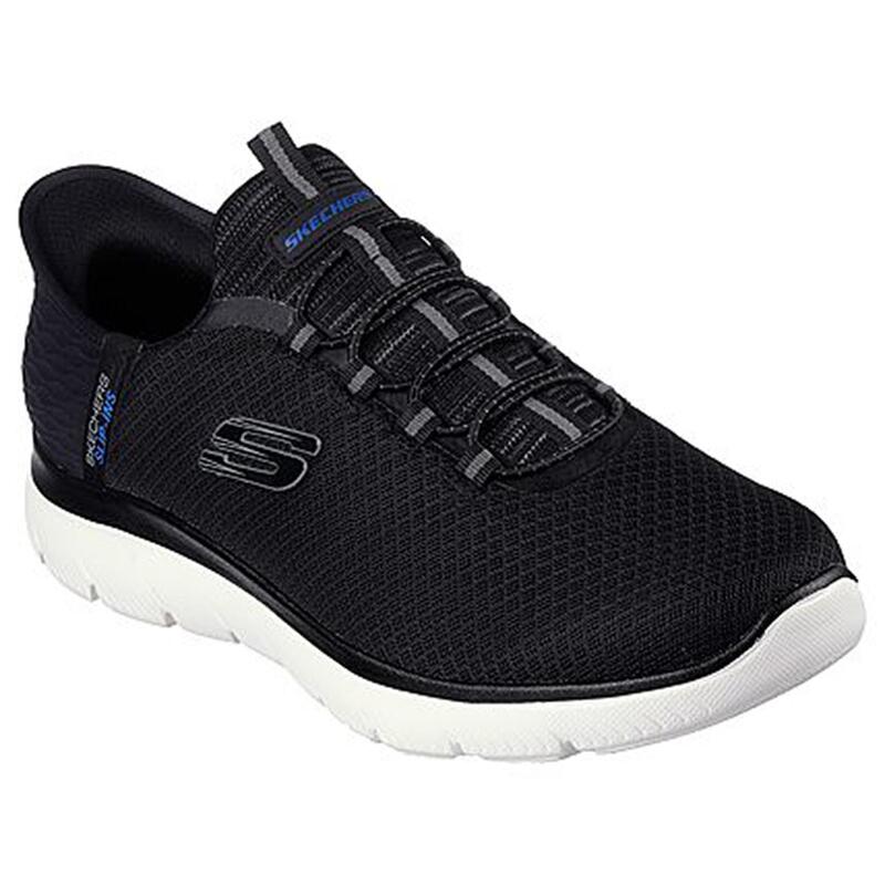 Zapatillas Deportivas Caminar Hombre Skechers 232457_BLK Negras con Elásticos