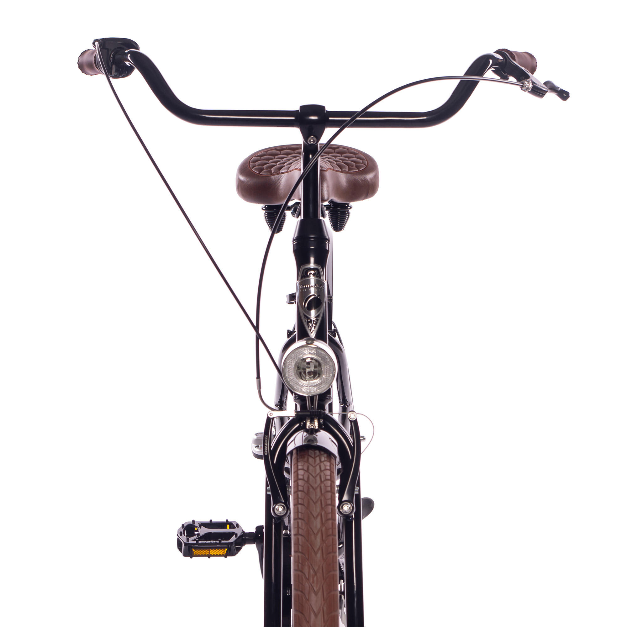 Rower miejski damski Plumbike Donatella Lady 7-biegowy, v-brake, DELITIRE 3/7