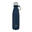 Design eco RVS waterfles donkerblauw 500 ml - extra carrier