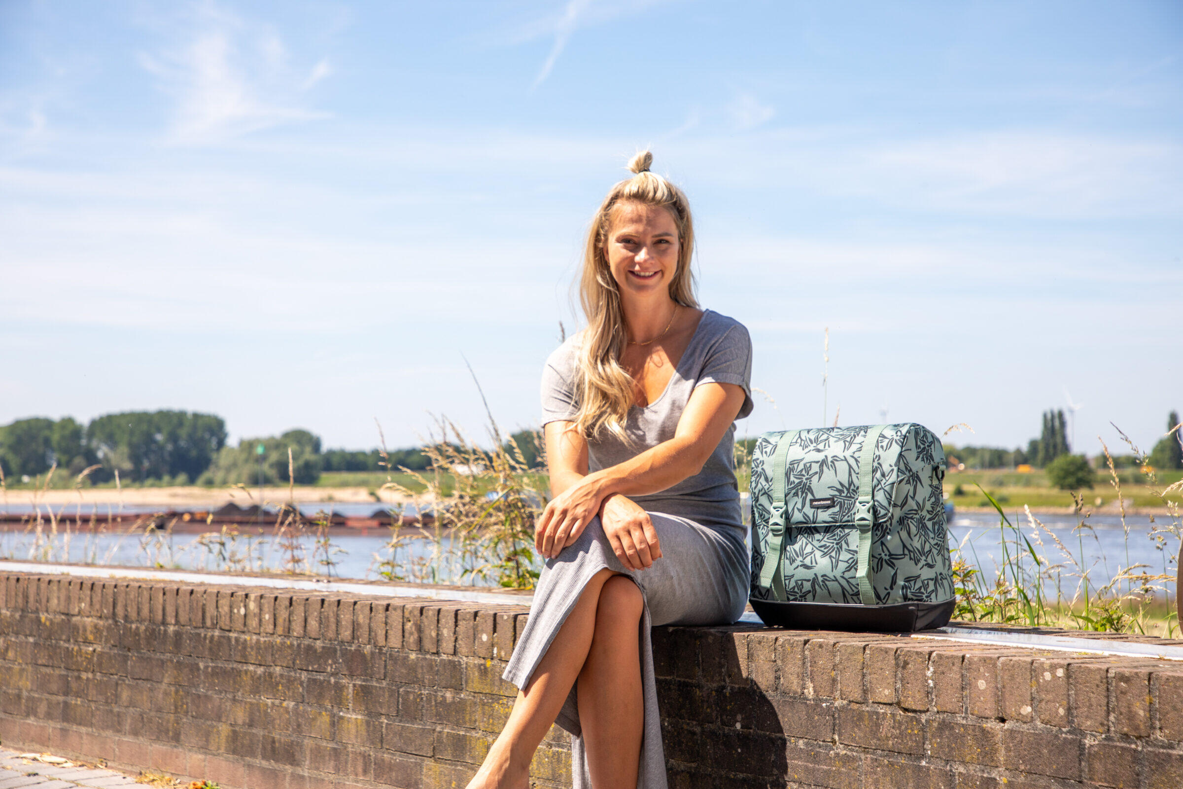 Radtasche Alba Bamboo, Sand 5/7