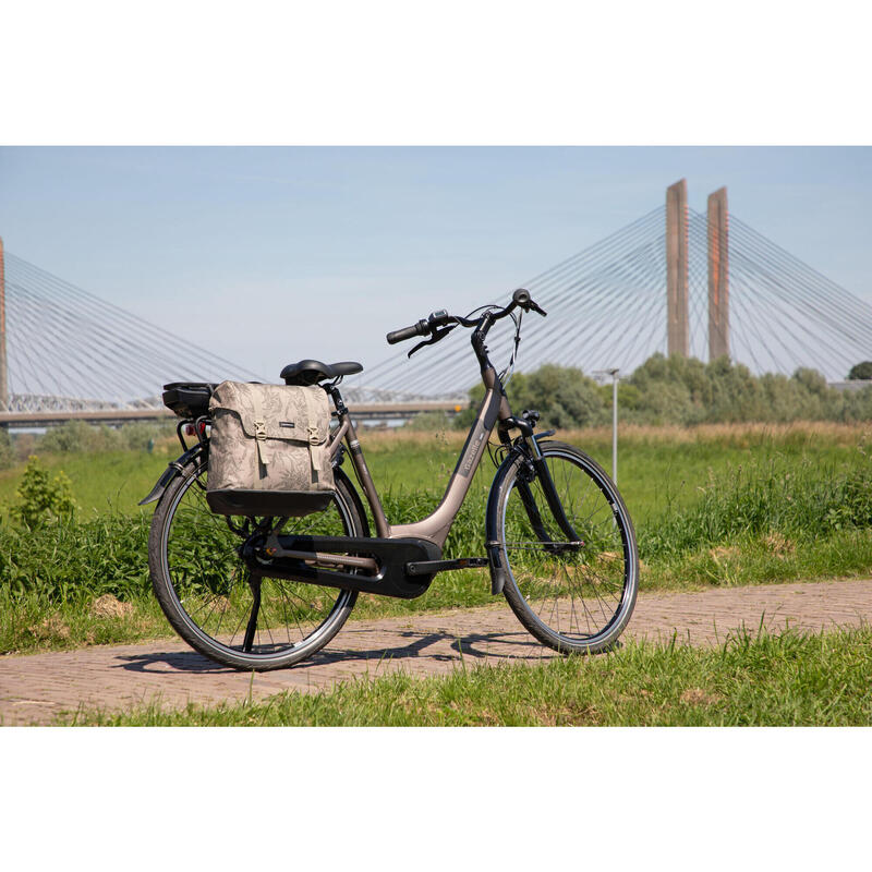 NEW LOOXS sacoche de vélo Alba Bamboo, sable