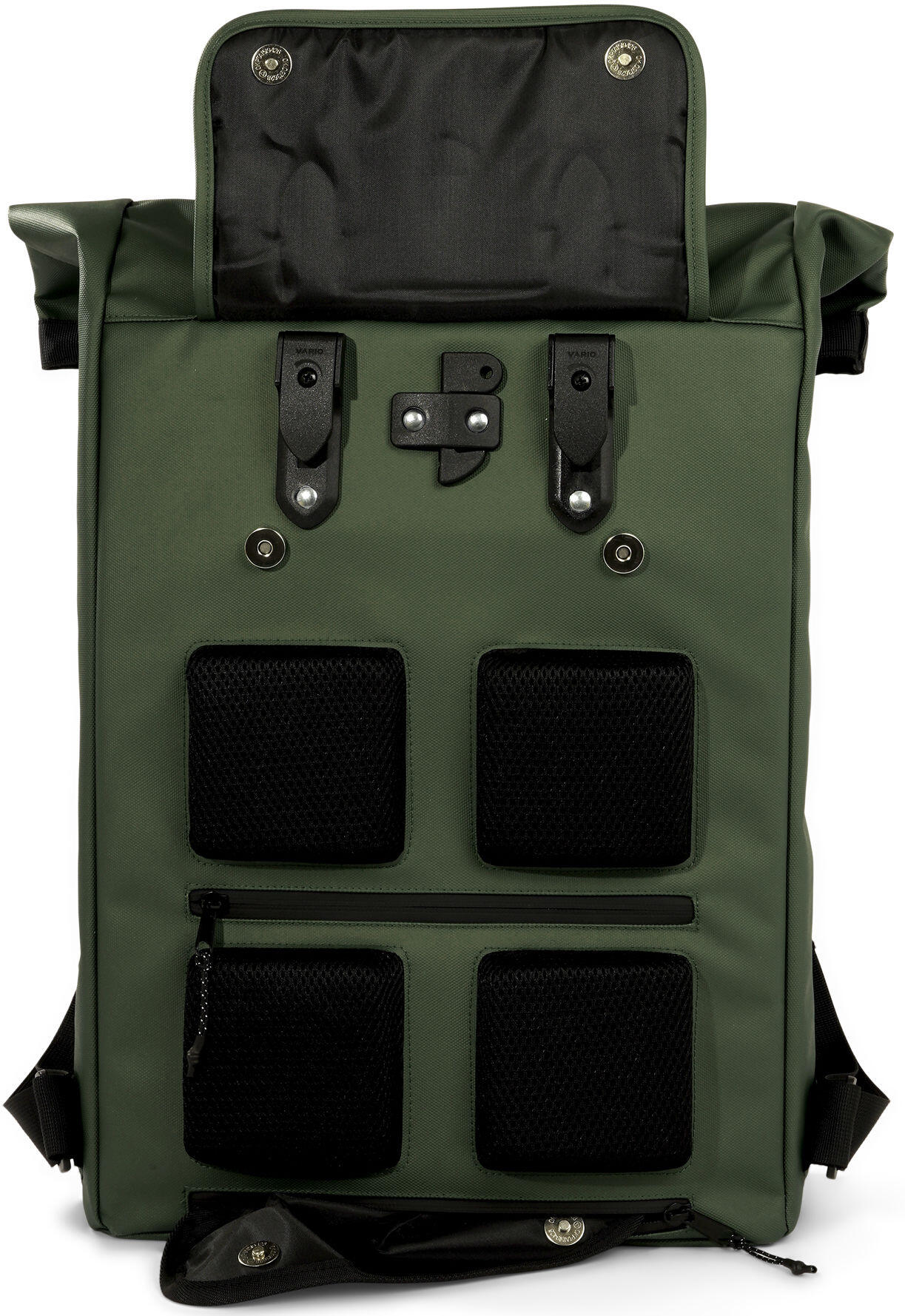 Urbanproof Rolltop Commuter Backpack 20L in Green 6/7