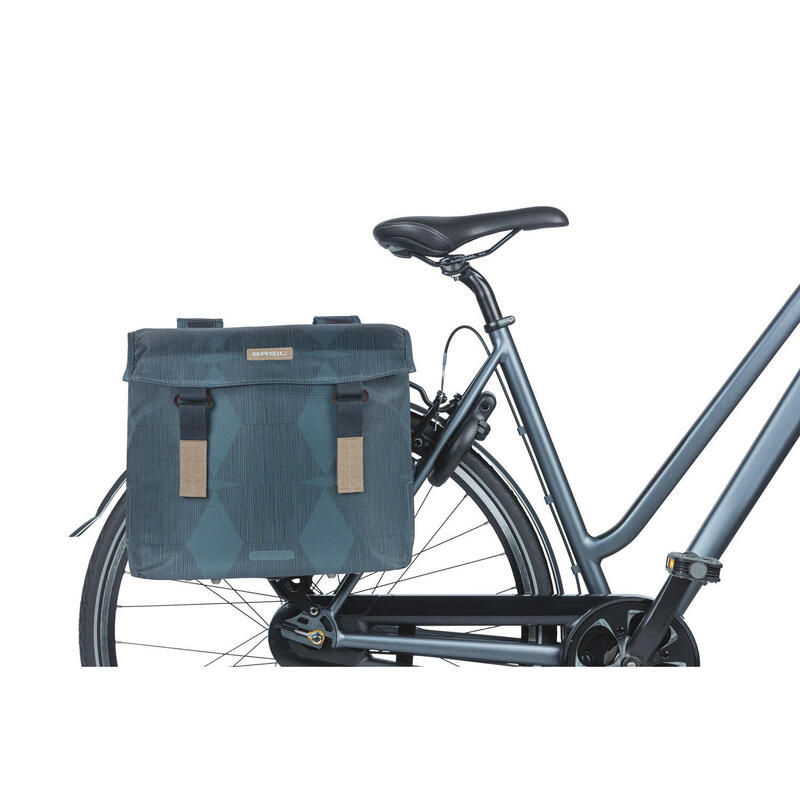 Bolsa de Bicicleta dupla - 40-49 litros - Elegância de Basil - Estate Blue