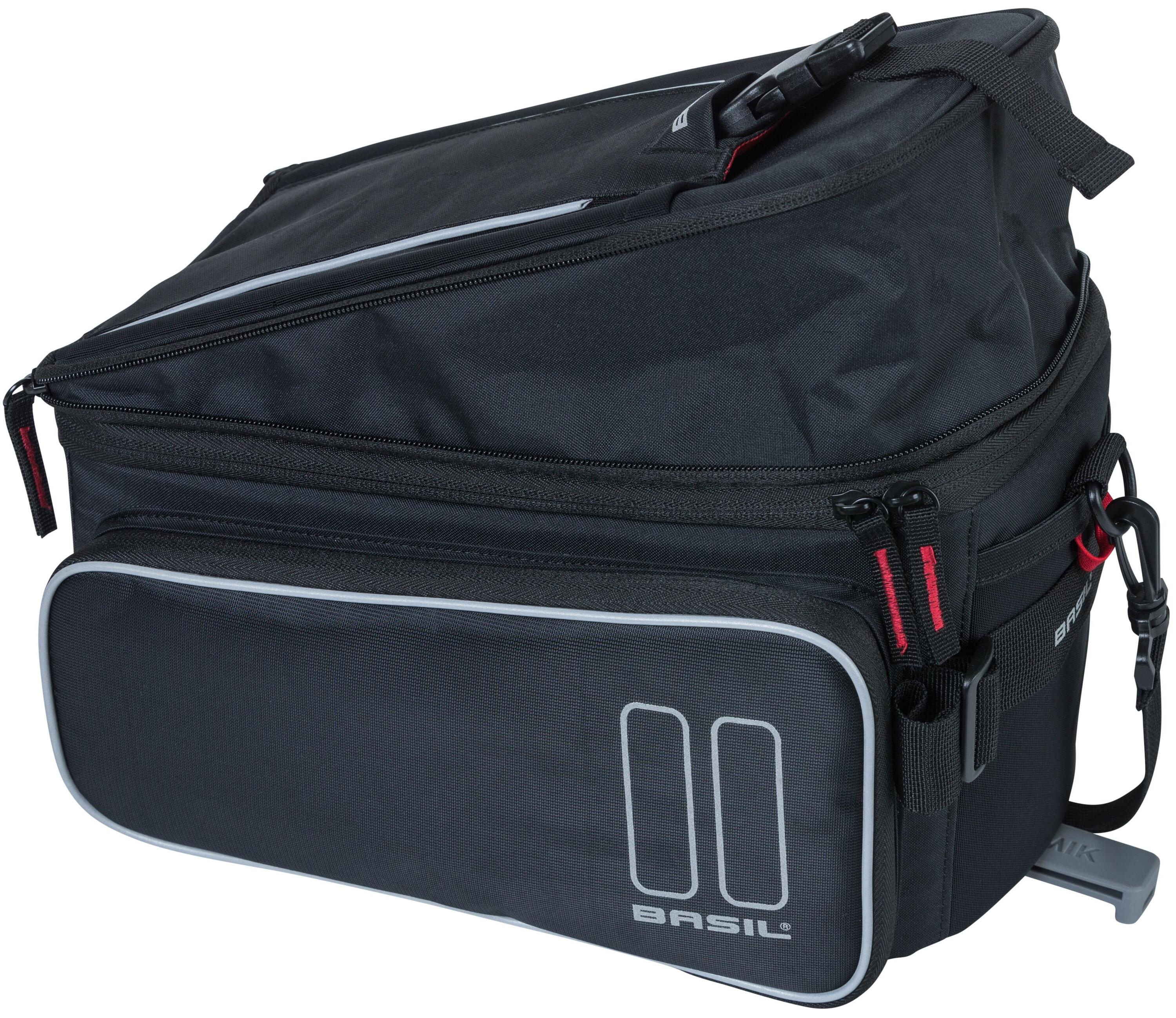 Basil Gepäckträgertasche Sport Design Schwarz, 36x26x43cm, 7-15 ltr, MIK 7/7
