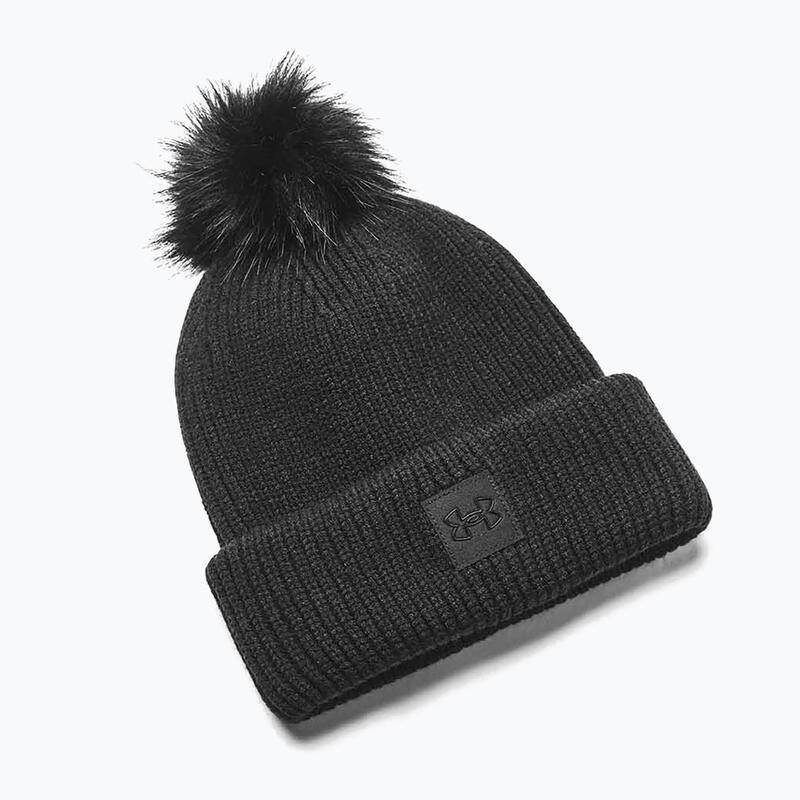 Bonnet d'hiver Under Armour pour femmes Halftime Ribbed Pom