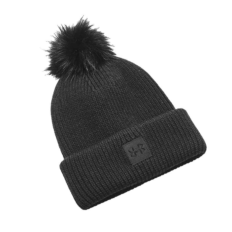 Bonnet d'hiver Under Armour pour femmes Halftime Ribbed Pom