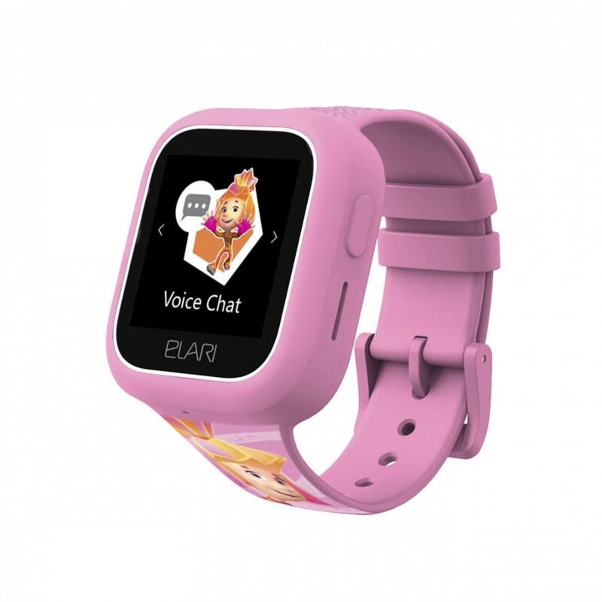 Elari Fixitime Lite Reloj inteligente para niños con GPS/LBS, Color Rosa