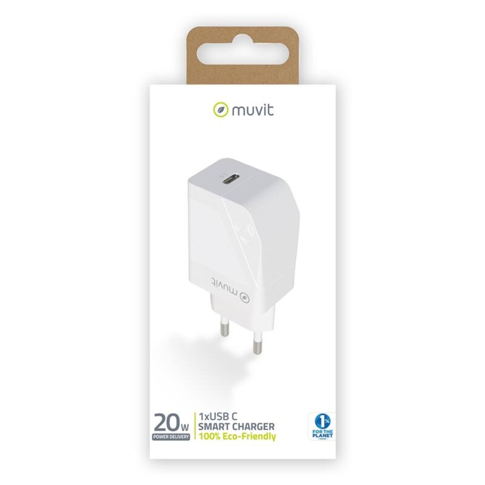 muvit for change transformador Tipo C PD 20W blanco