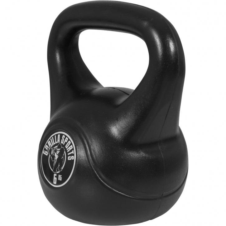 Gorilla Sports Kettlebells - Kunststof - 4 kg, 6 kg & 8 kg - Set van 3