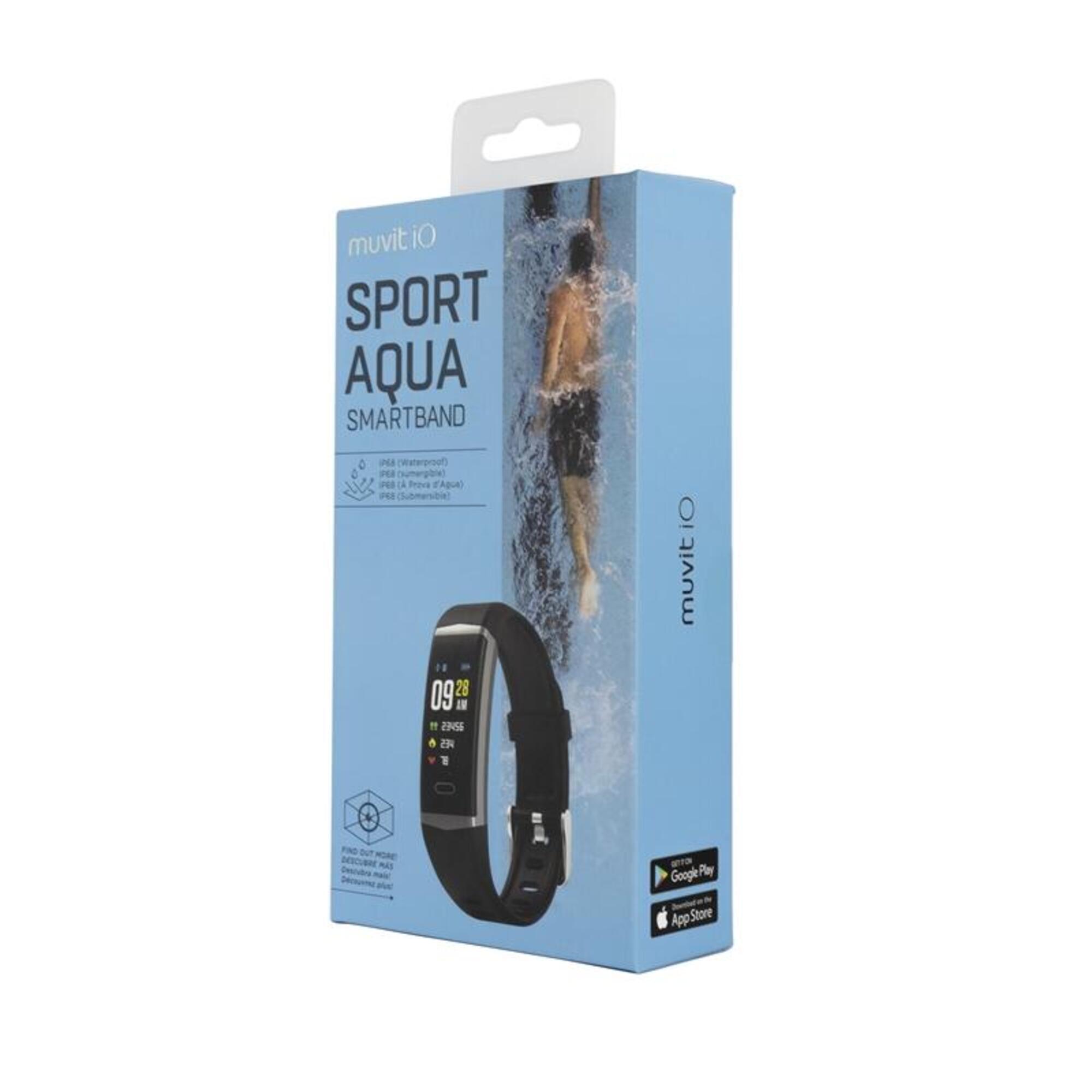 muvit IO Pulsera de Actividad y Deporte con GPS integrado Sport Aqua