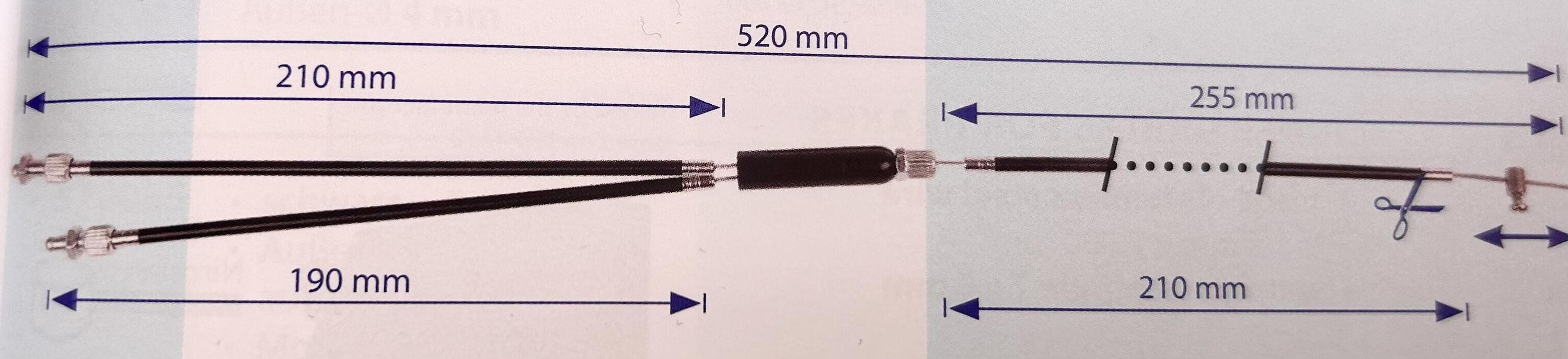BMX remkabel voor rotor 2/7