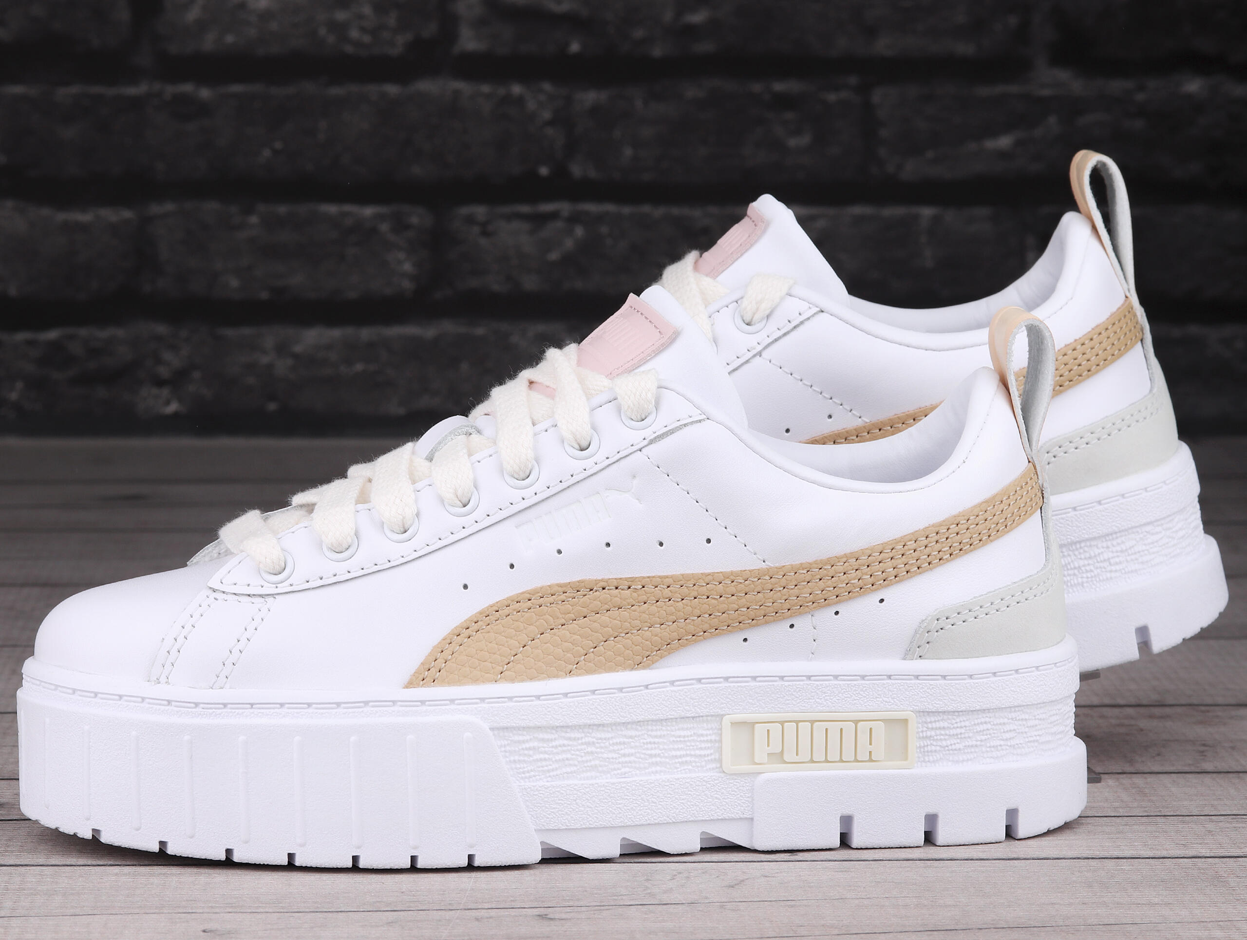 Scarpe Donna Puma Mayze Luxe bianco 3/7