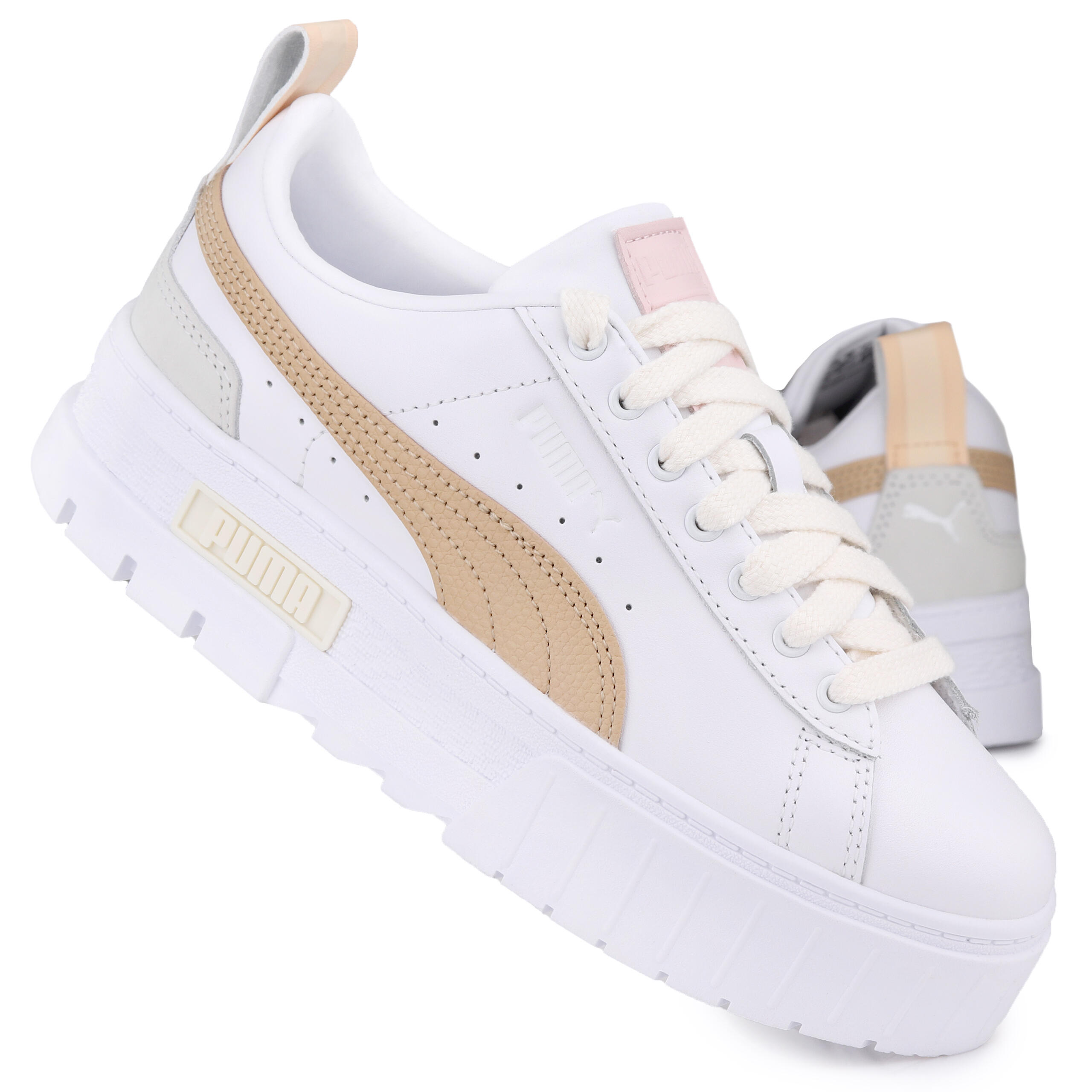 Scarpe Donna Puma Mayze Luxe bianco 7/7