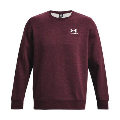 Under armour essential fleece herensweater met ronde hals