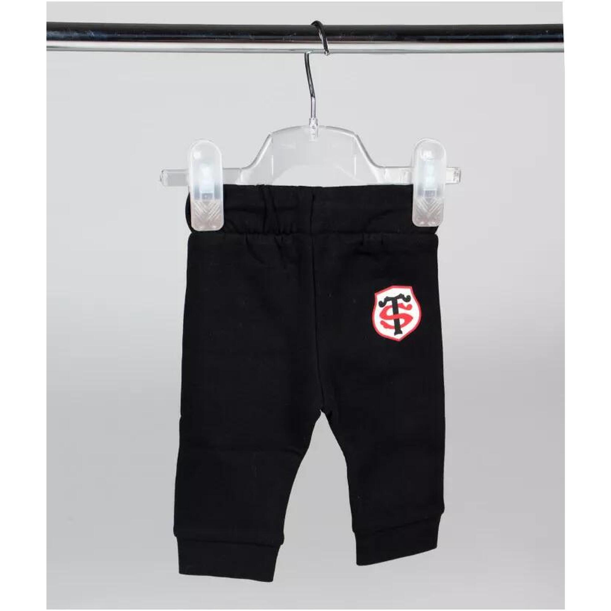 PANTALON JOGGING BEBE LION NOIR STADE TOULOUSAIN