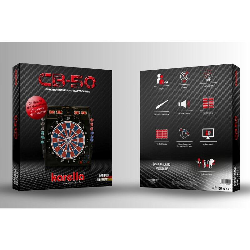 Dartautomat CB 50, 27 juegos + 159 variantes de juego, nuevo 6/7