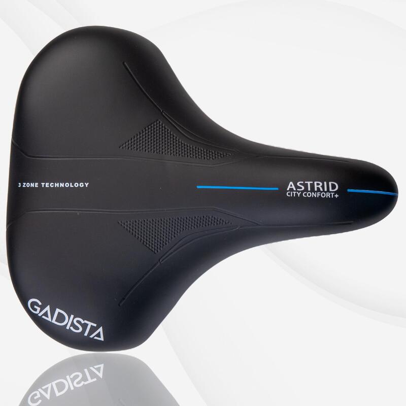 GADISTA France, Selle velo ASTRID- Confortable fabriquée en ITALIE - 3ZONES Tech