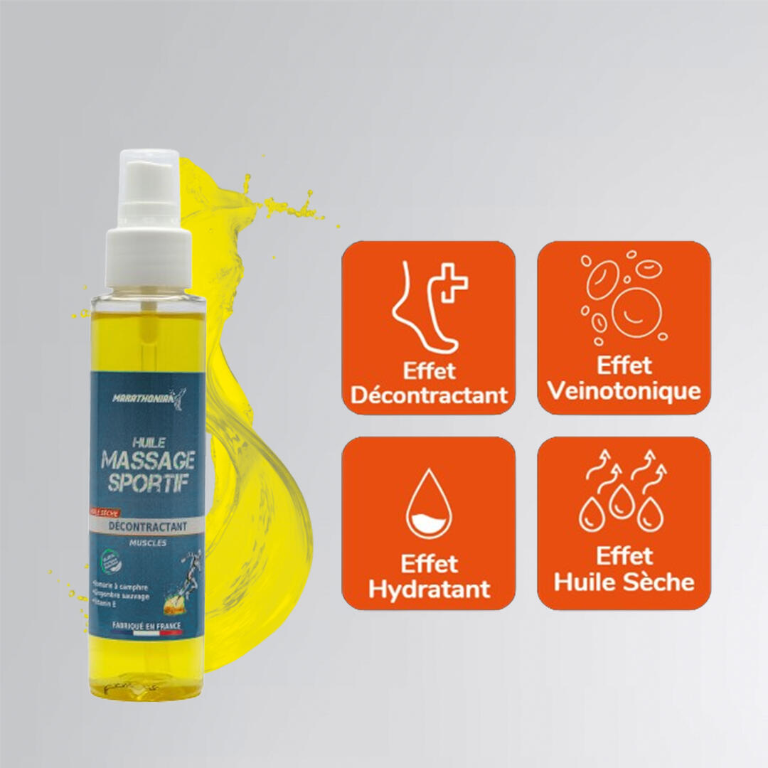 Huile de massage avec gel Marathonian 5/5