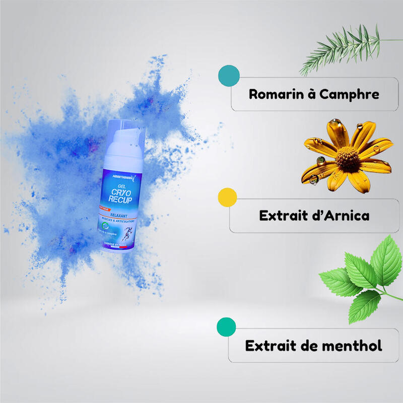 Pack récupération (huile de massage & gel effet de froid)