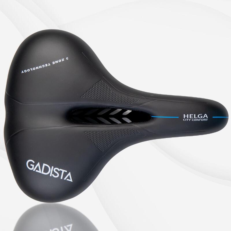 Fietszadel HELGA - 3ZONES comfort - Handgemaakt Italië