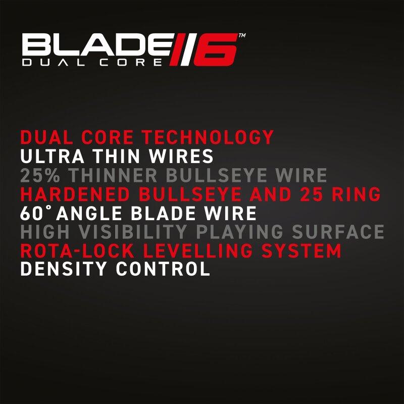 Darts target - Blade 6 Dual Core black adult