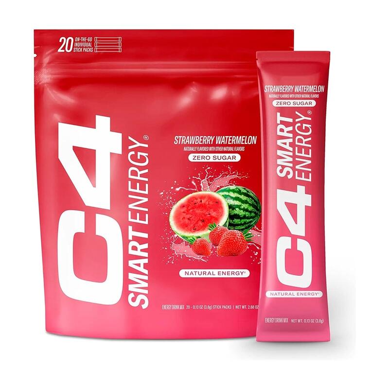 Cellucor - C4 Smart Energy Powder 20 x 2 g - Bebida energética en sobres -  Sabo