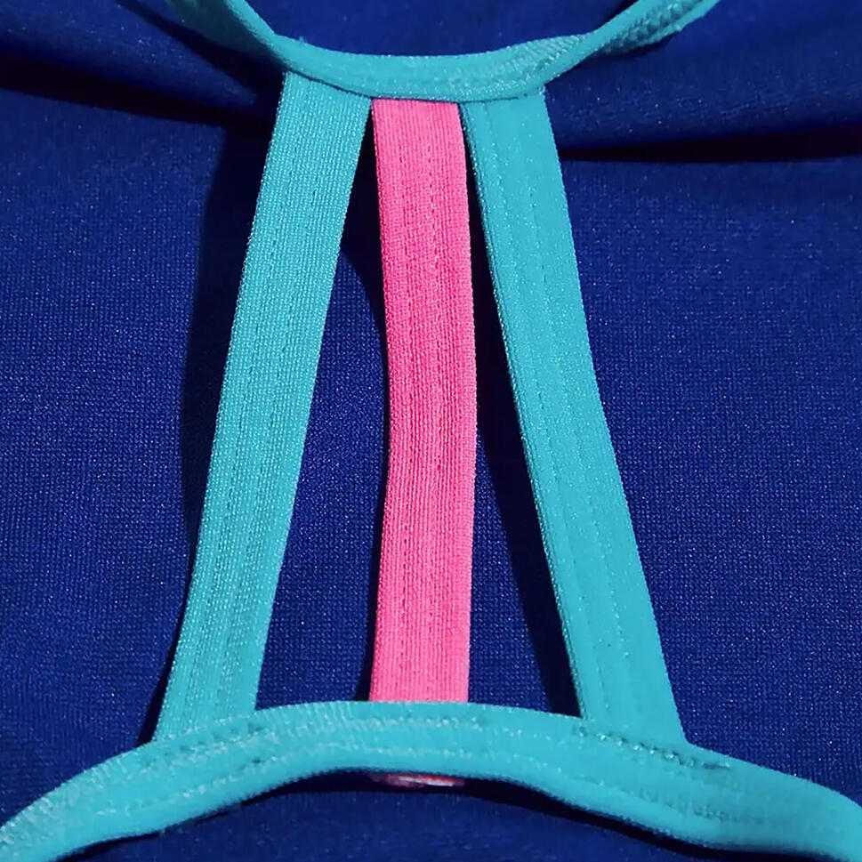 Strój pływacki dziecięcy Speedo Solid Lane Line Back
