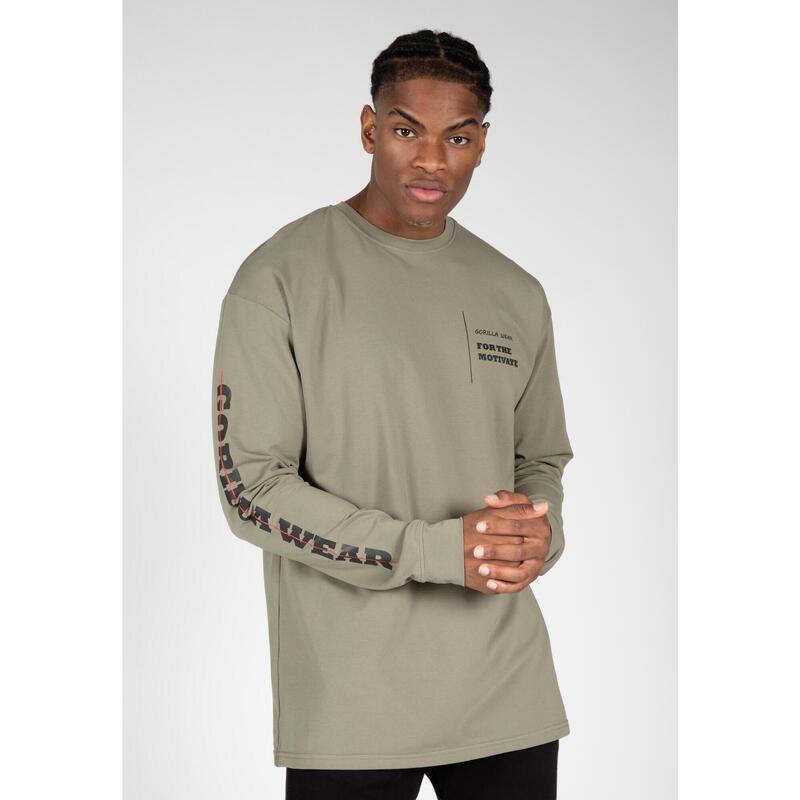 Boise Oversized Long Sleeve Dark Green