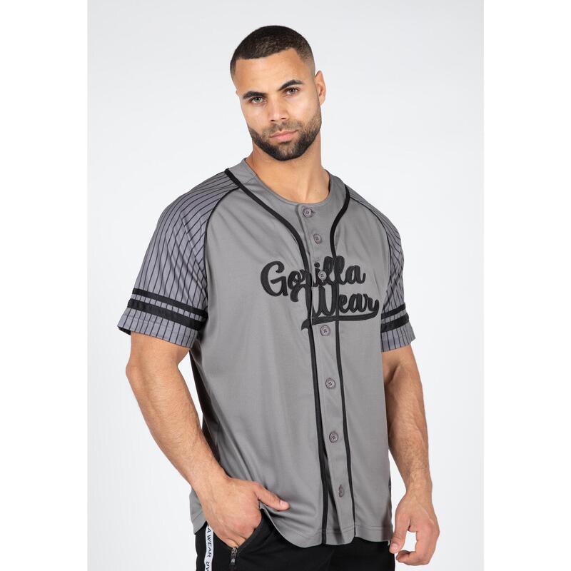 T-shirt - 88 baseball Jersey- Grau